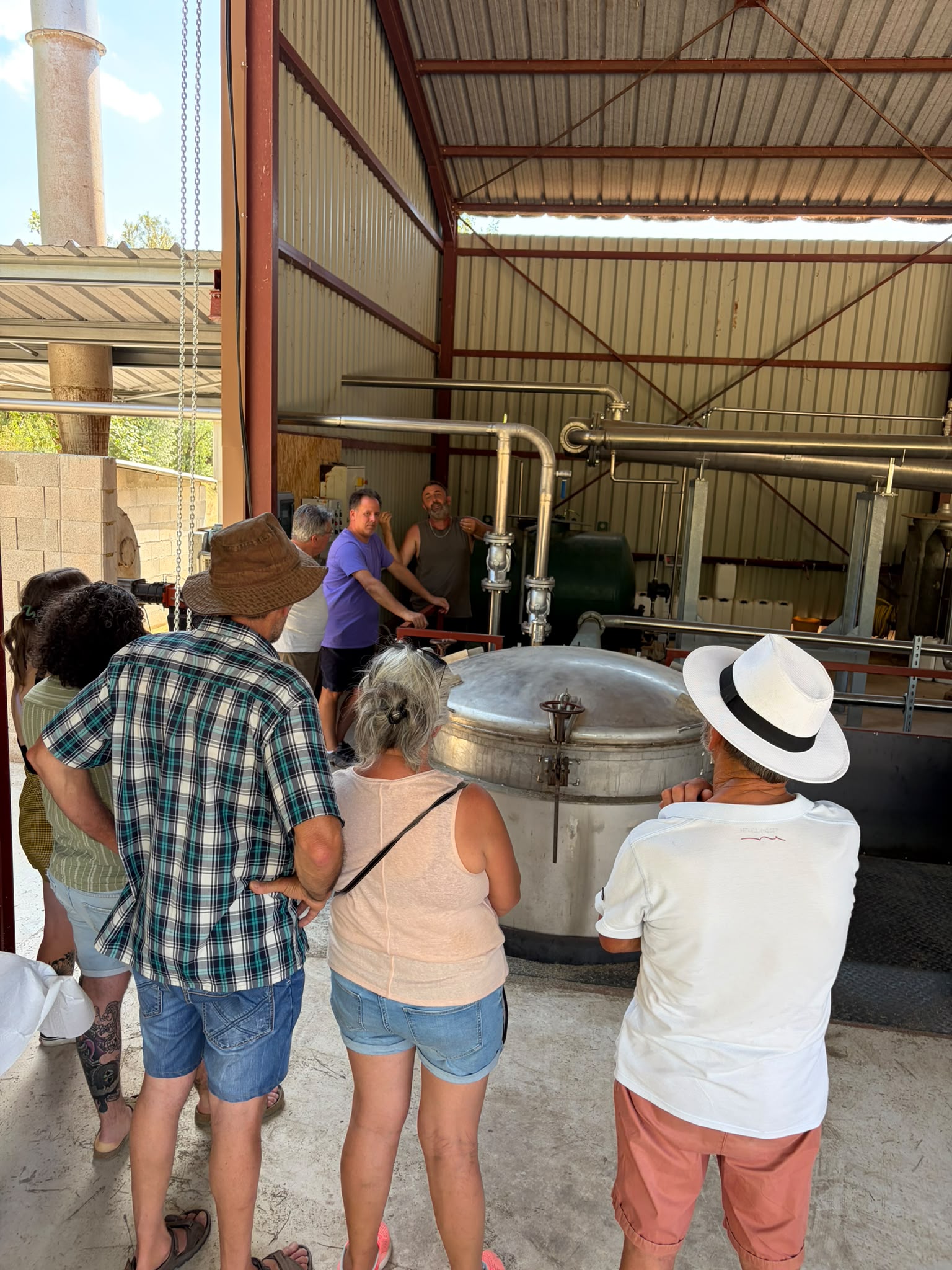 Visite de la distillerie sur réservation