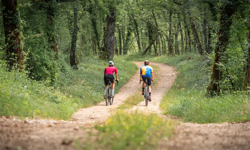 Vélo gravel à Lalbenque