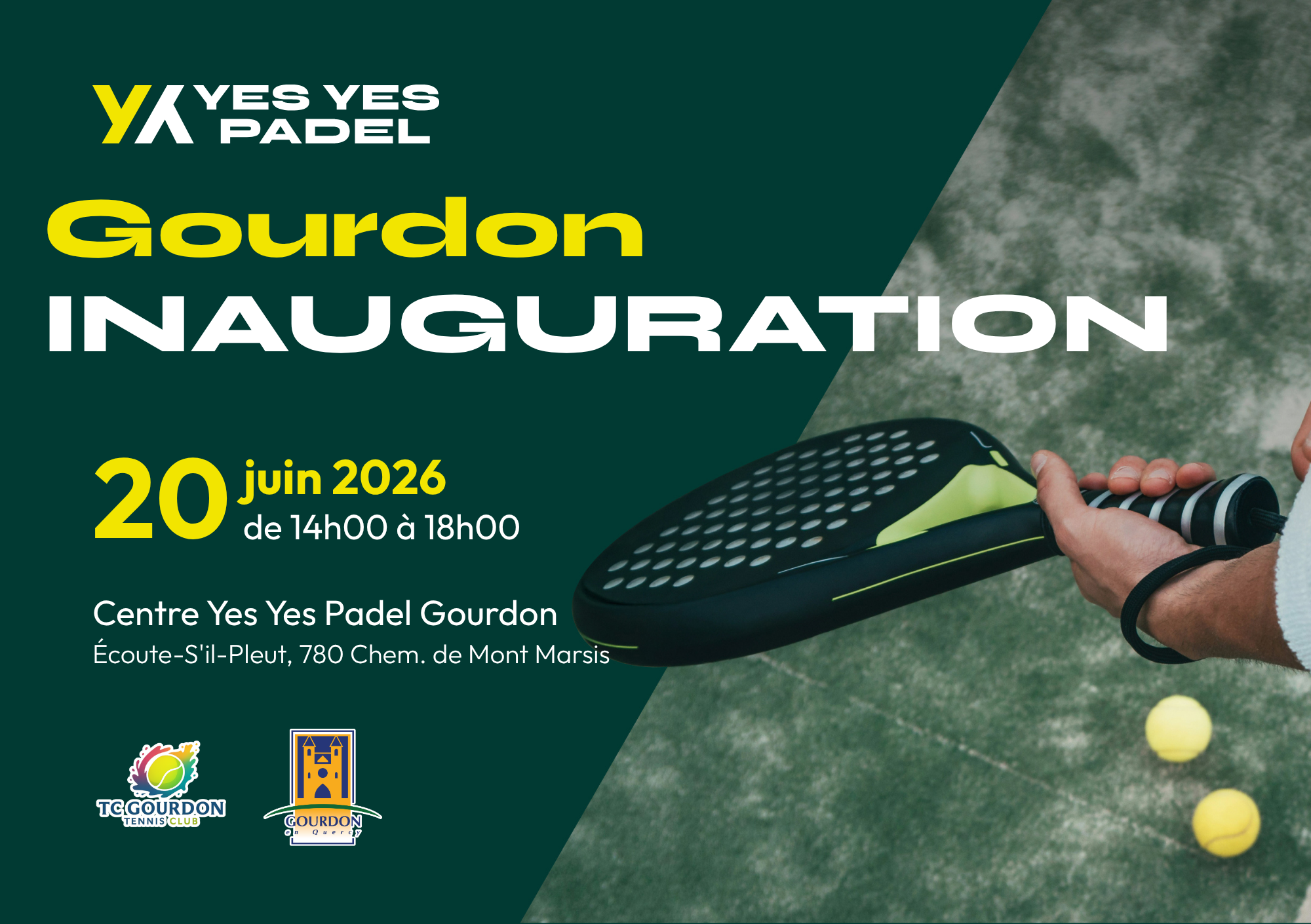 Inauguration Yes Yes Padel à Gourdon