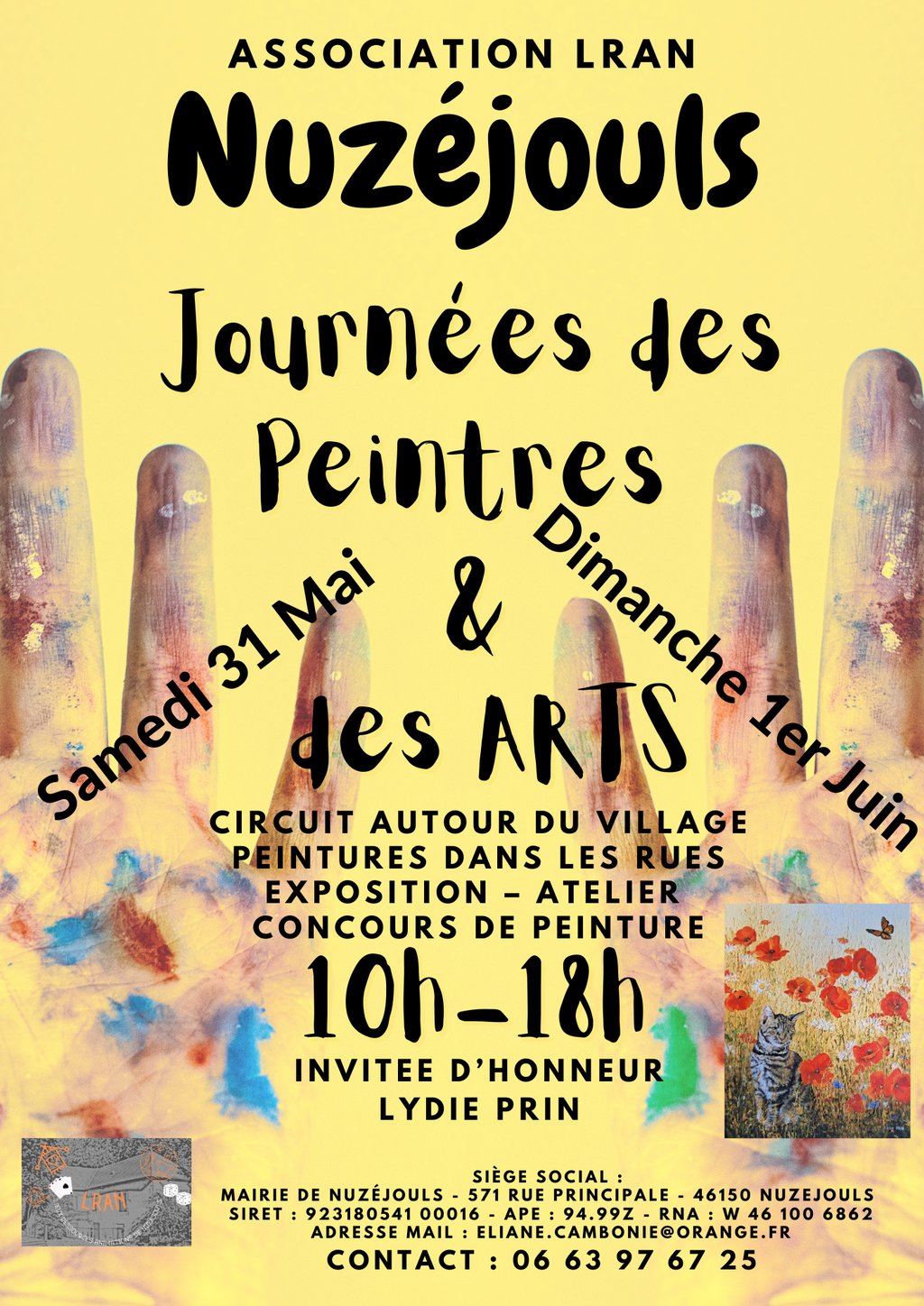 Journées des peintres et des arts à Nuzéjouls