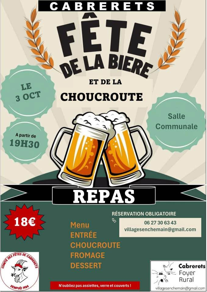 Fête de la bière et de la choucroute à Cabrerets