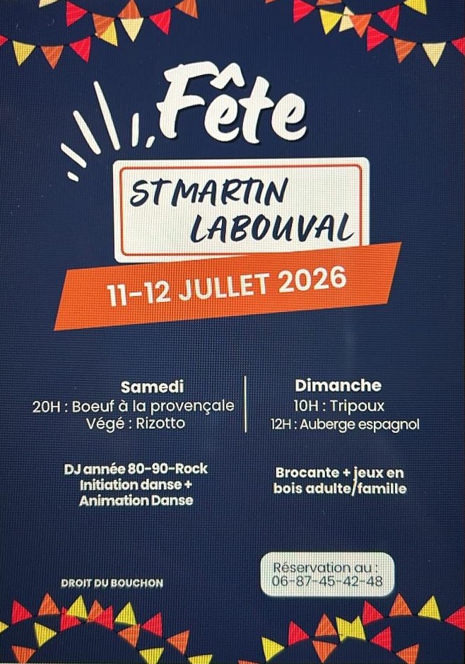 Fête votive à Saint-Martin-Labouval
