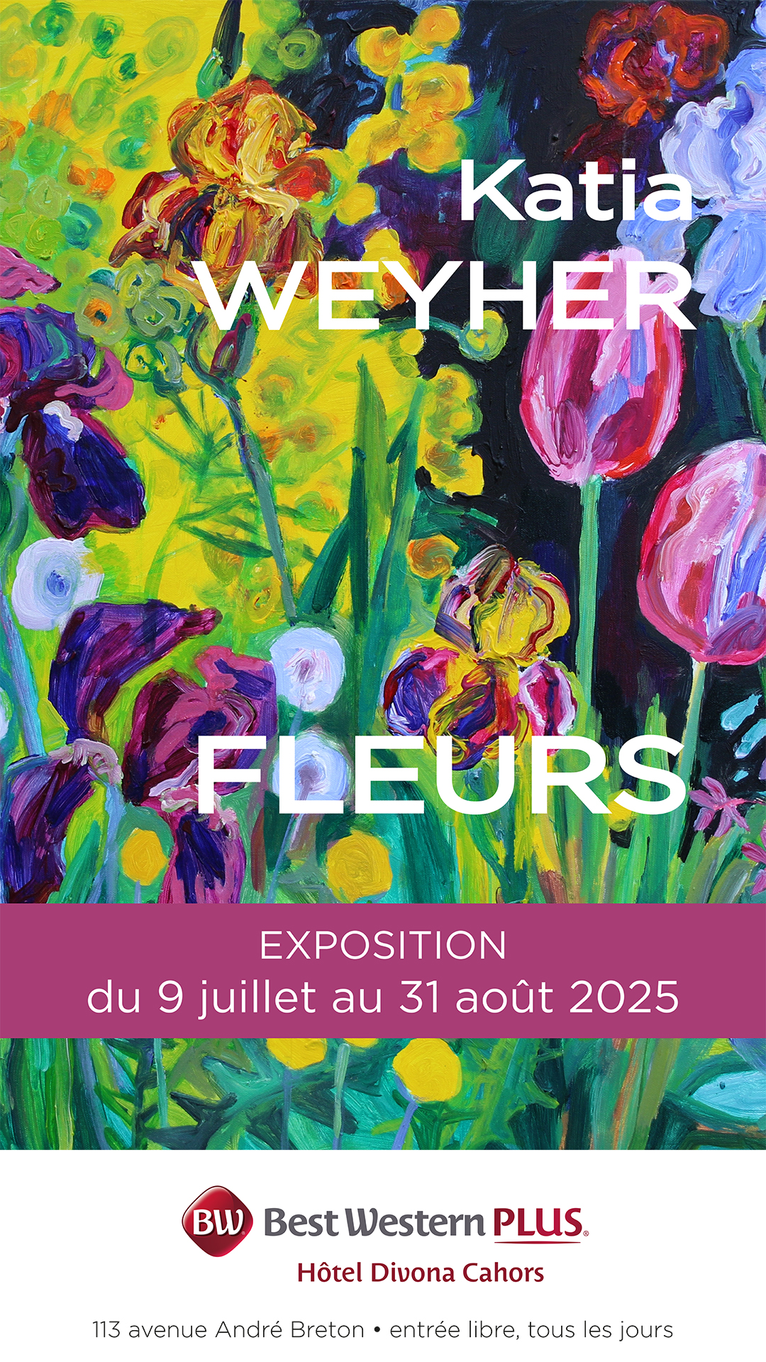 Exposition au Best Western: Katia Weyher