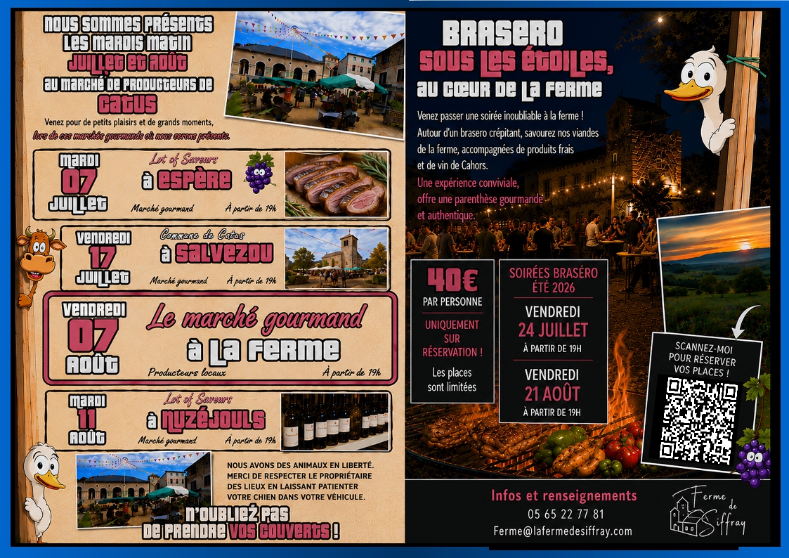 Soirée brasero sous les étoiles à la Ferme de Siffray, Catus - photo 2