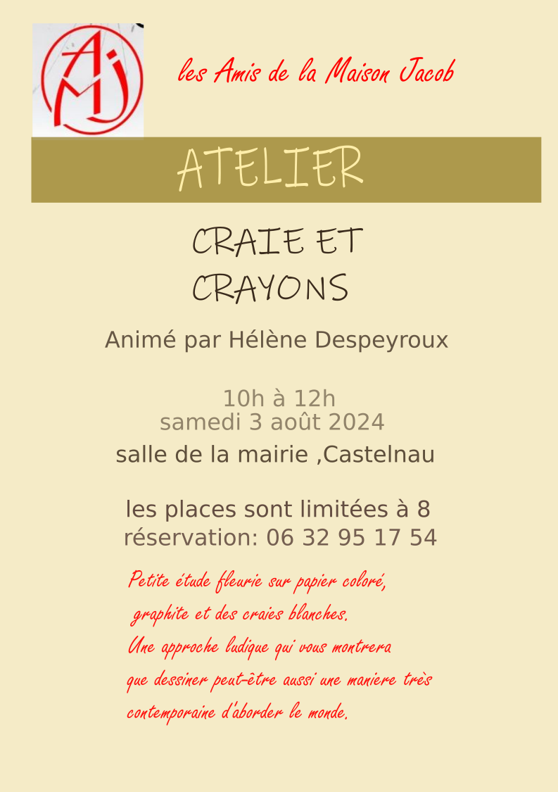 Atelier "Craie et Crayons"