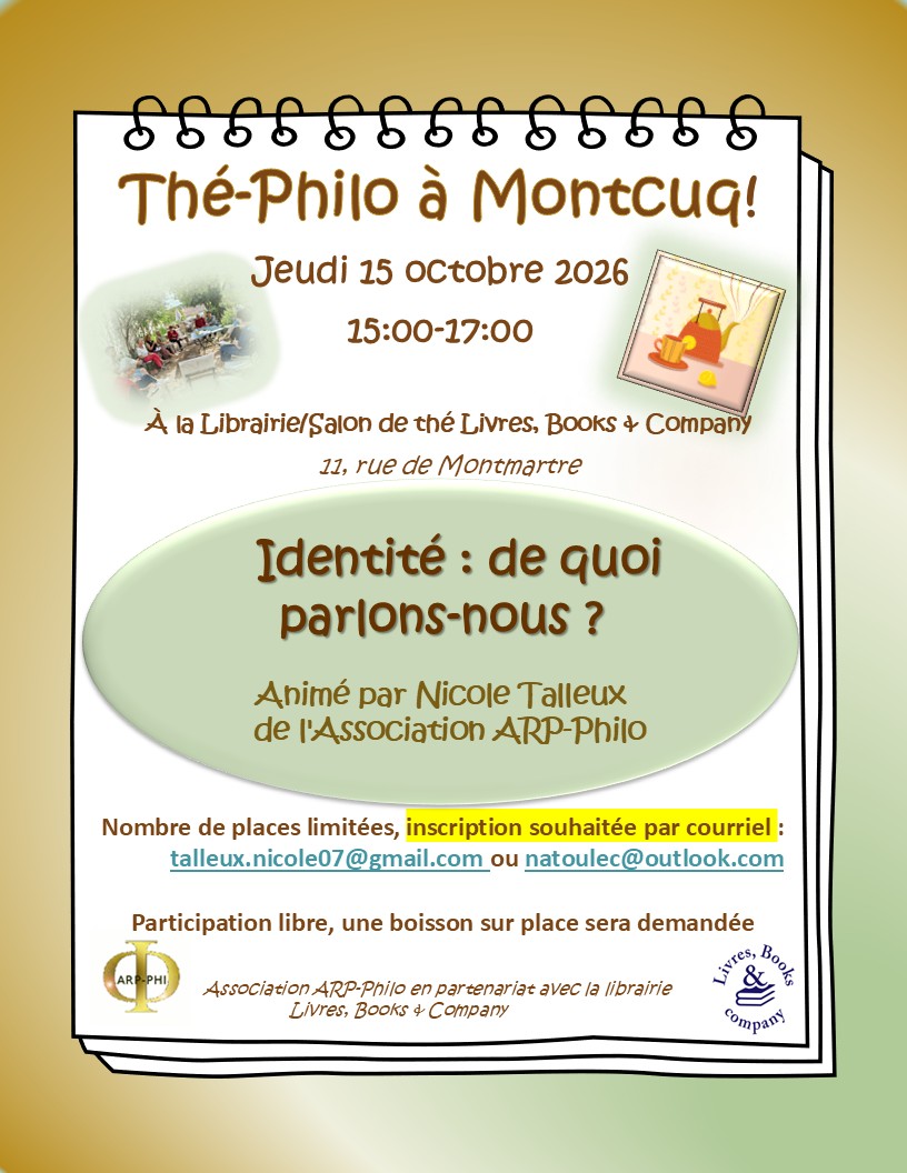 Livres, Books & Co : Thé Philo