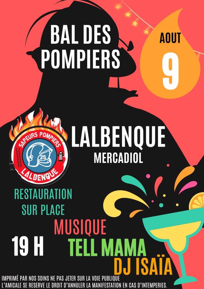 Bal des pompiers de Lalbenque