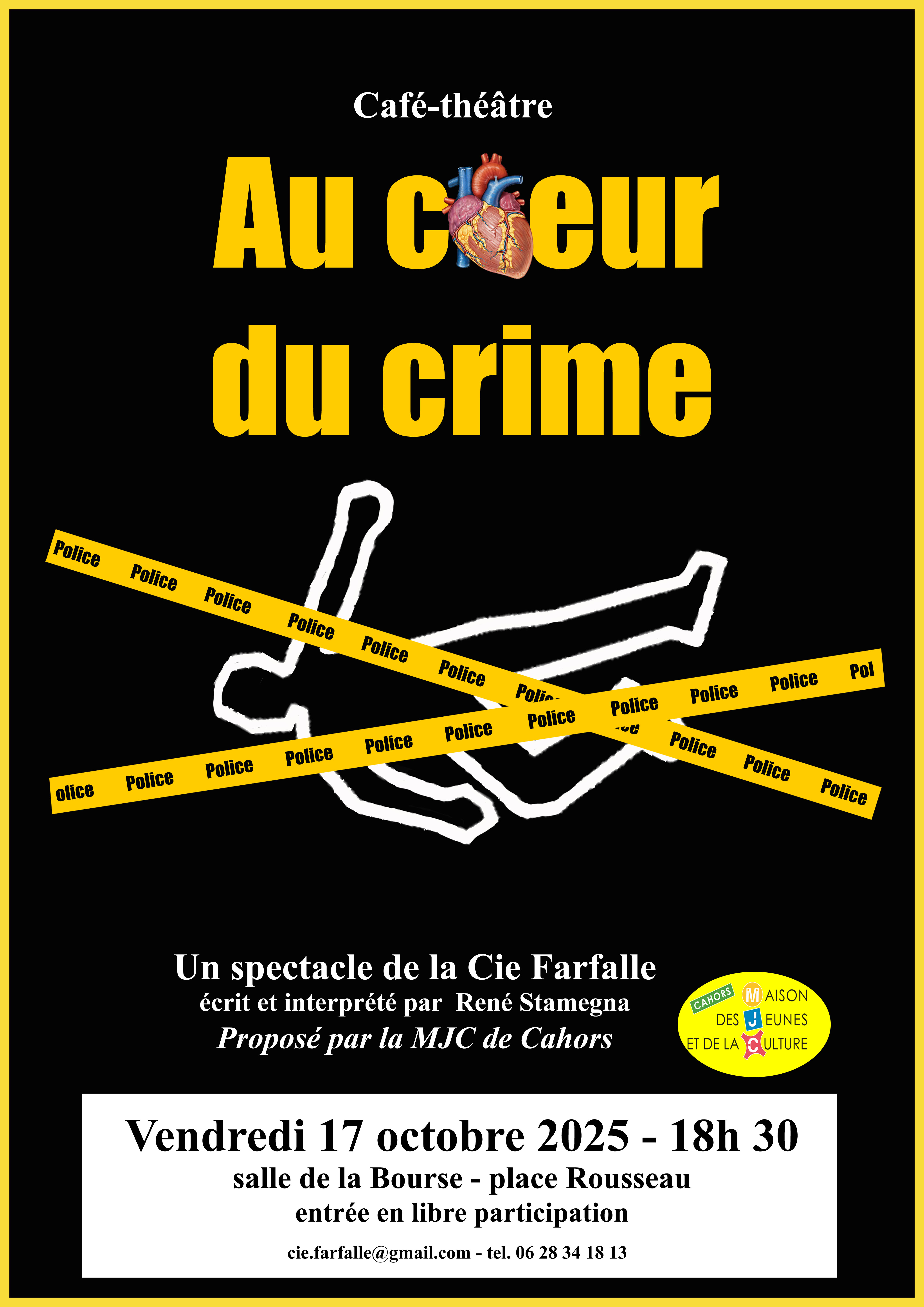 Café-théâtre : Au coeur du crime