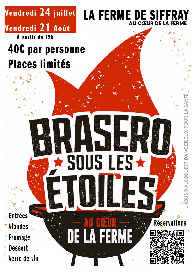 Soirée brasero sous les étoiles à la Ferme de Siffray