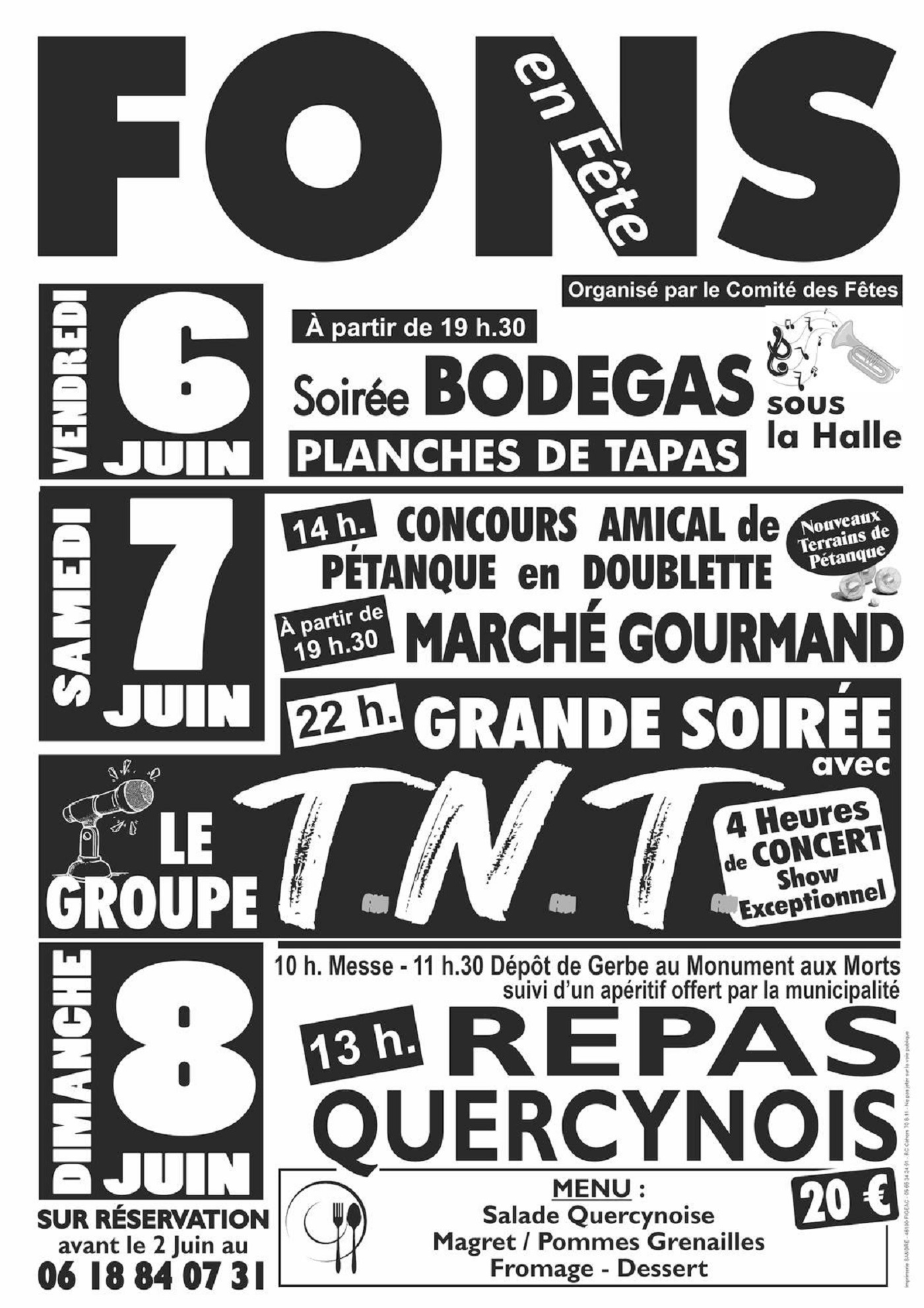 Fête du village de fons