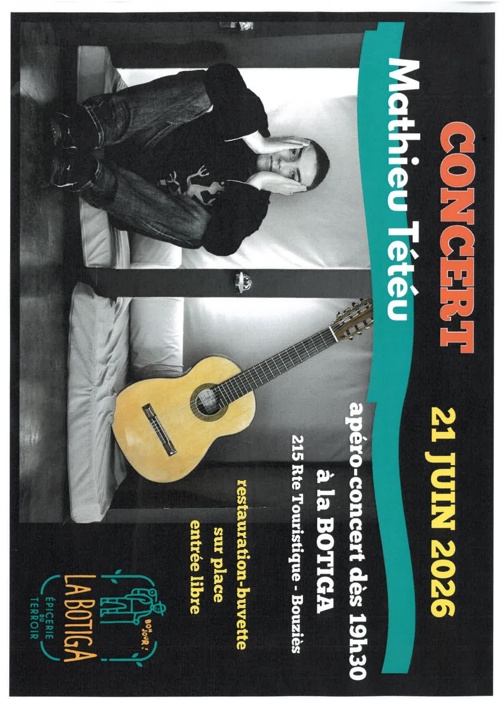 Concert Mathieu Tétéu