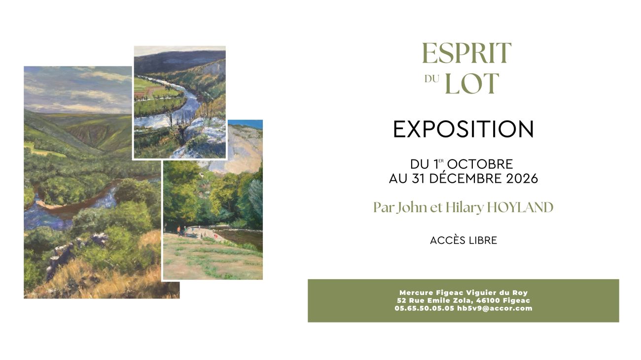 Exposition à Figeac : Esprit du Lot de John et Hilary Hoyland