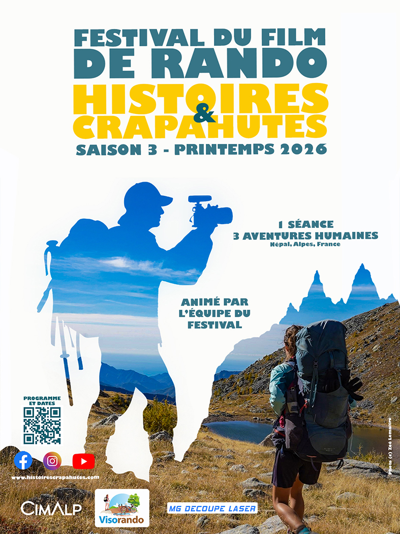 Festival du film de rando "Histoires & Crapahutes" — visuel événement