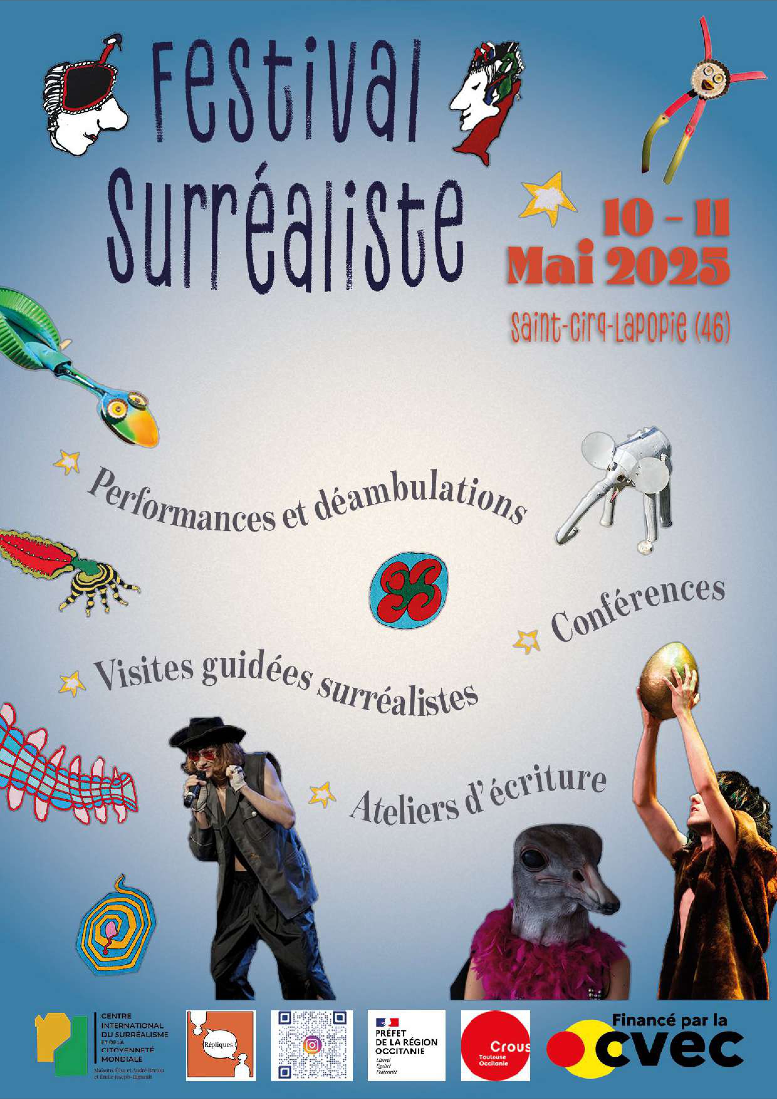 Festival surréaliste de Saint-Cirq-Lapopie