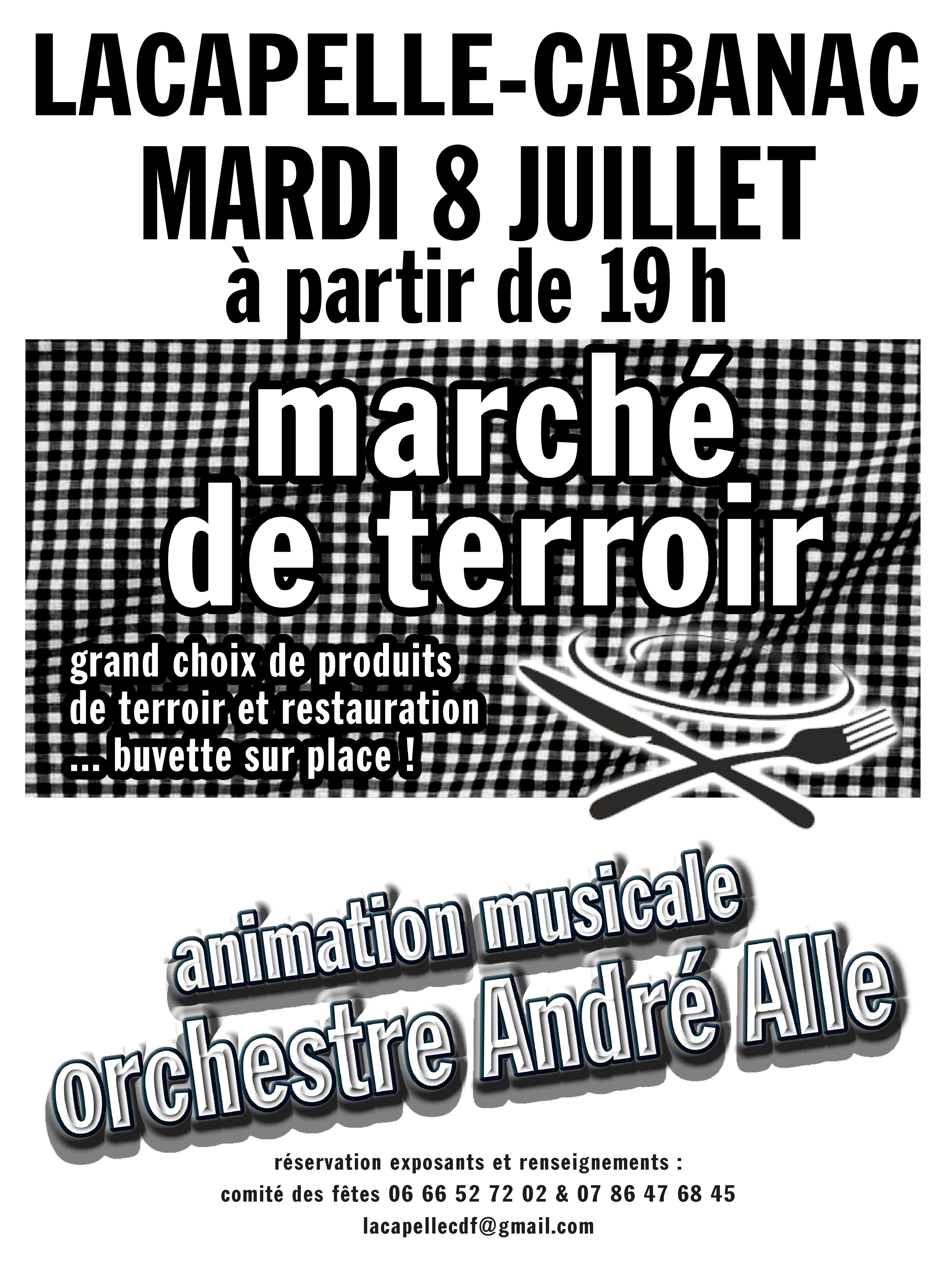 Marché gourmand à Lacapelle-Cabanac