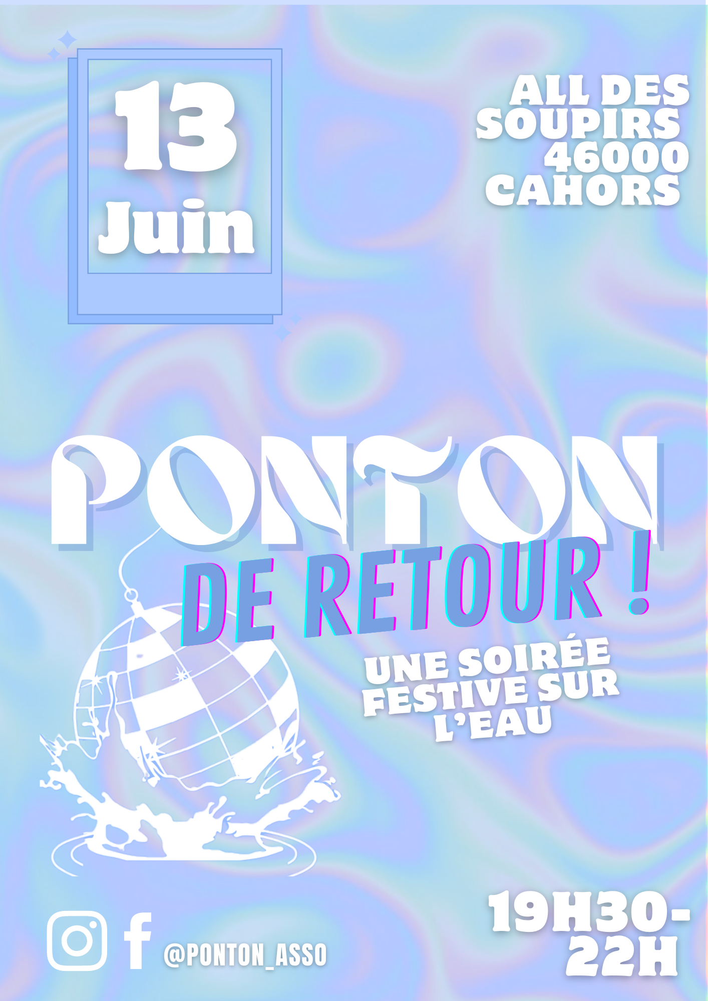 Ponton : deuxième saison ! — visuel événement