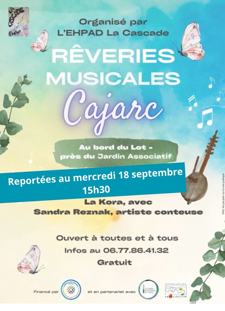 Rêveries musicales à Cajarc (REPORTEES)