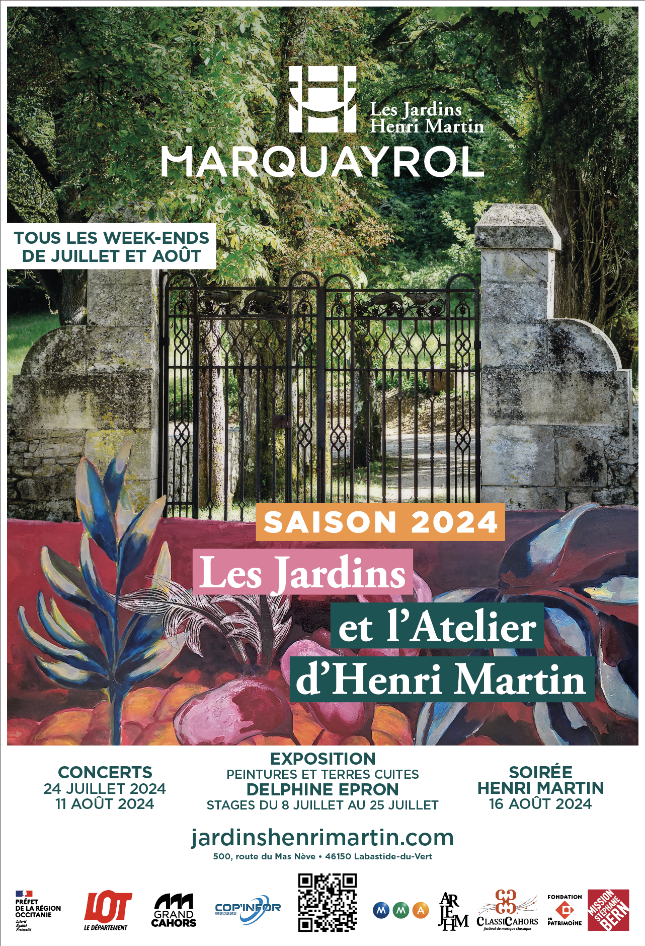 Soirée Henri Martin aux jardins de Marquayrol, Labastide-du-Vert - photo 2