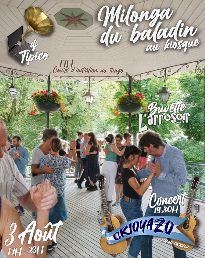 L'Arrosoir Figeac hors-les-murs... Venez danser! bal Milonga