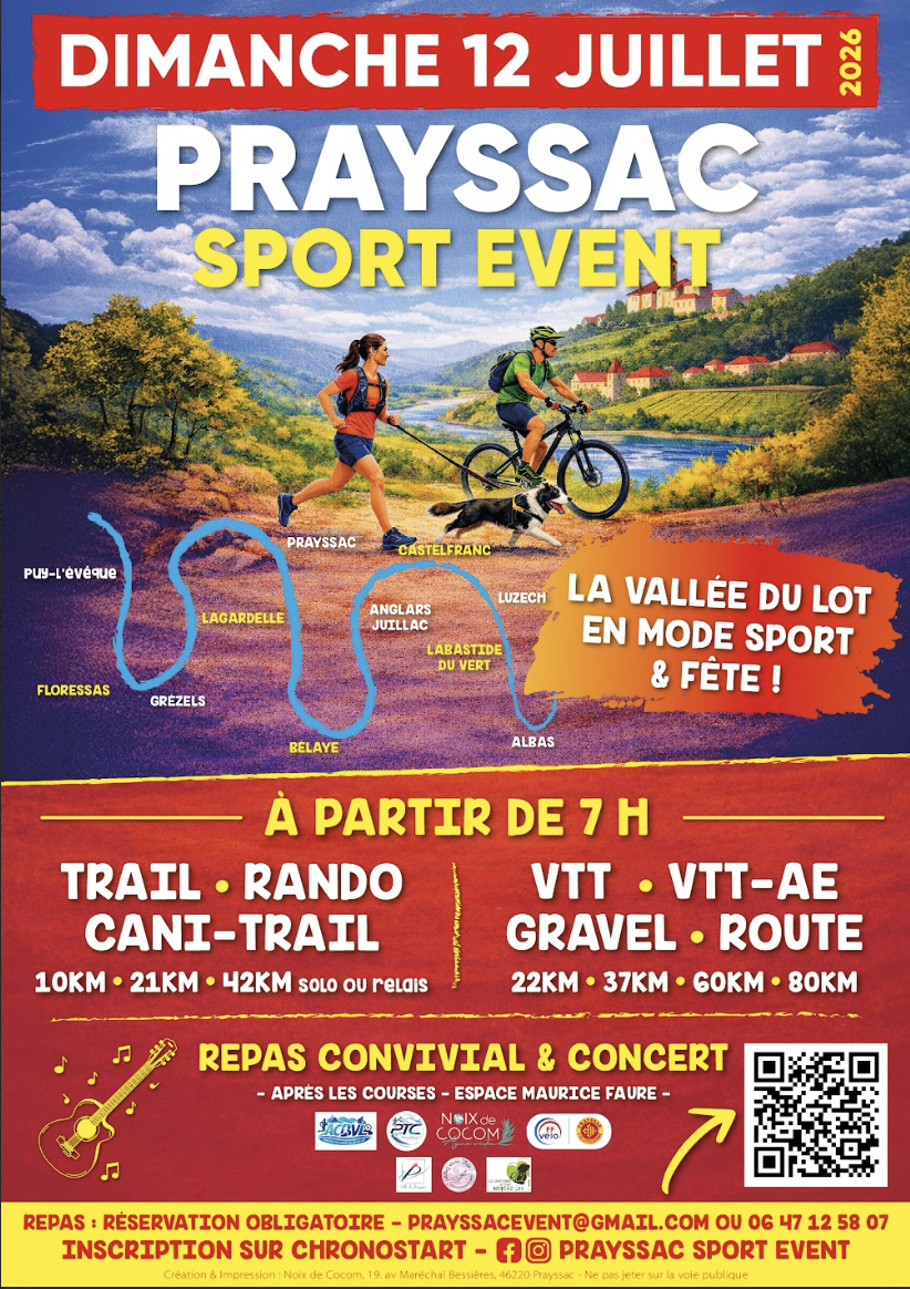 Prayssac Sport Event — visuel événement