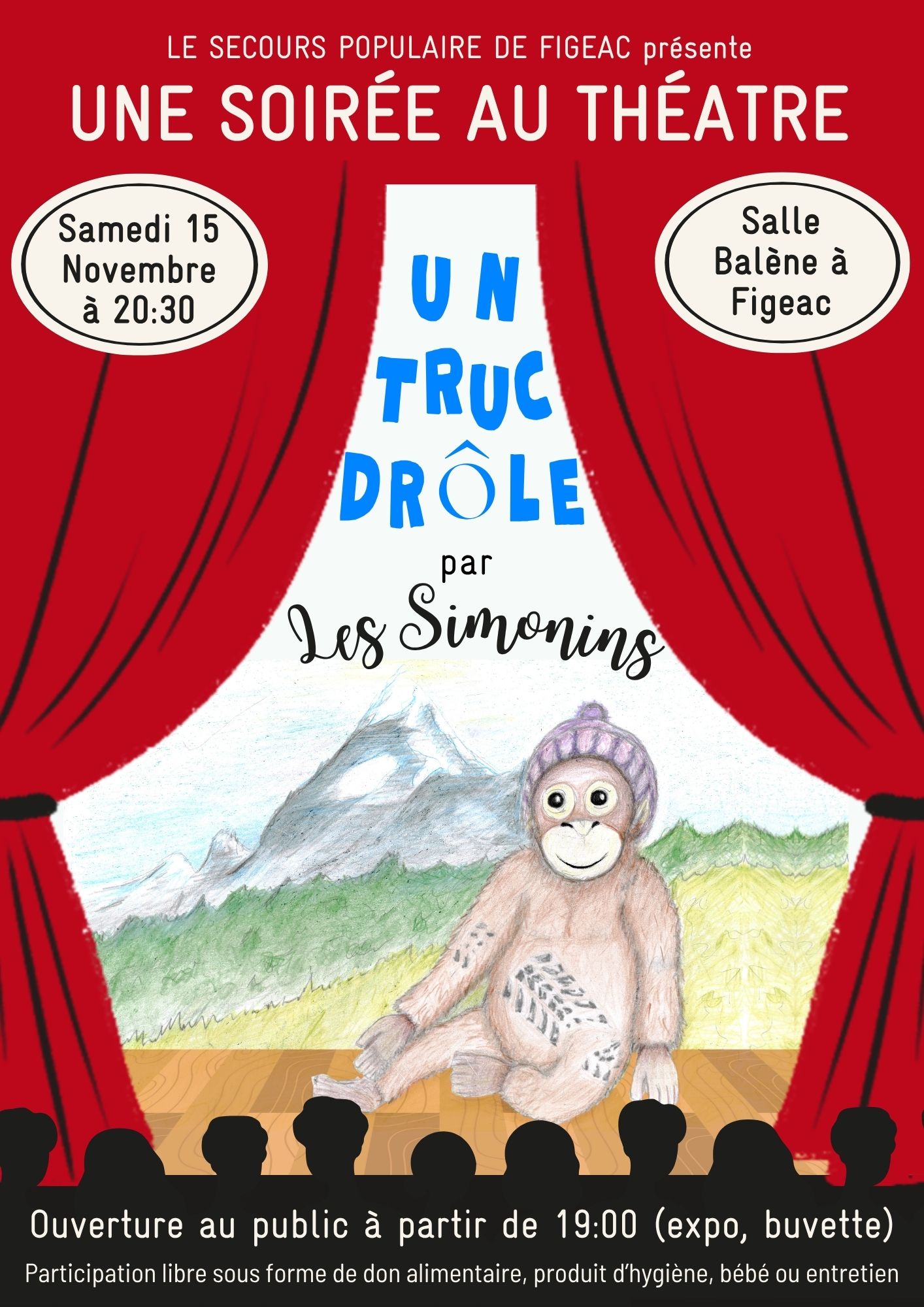 Théâtre solidaire à Figeac "un drôle de truc"