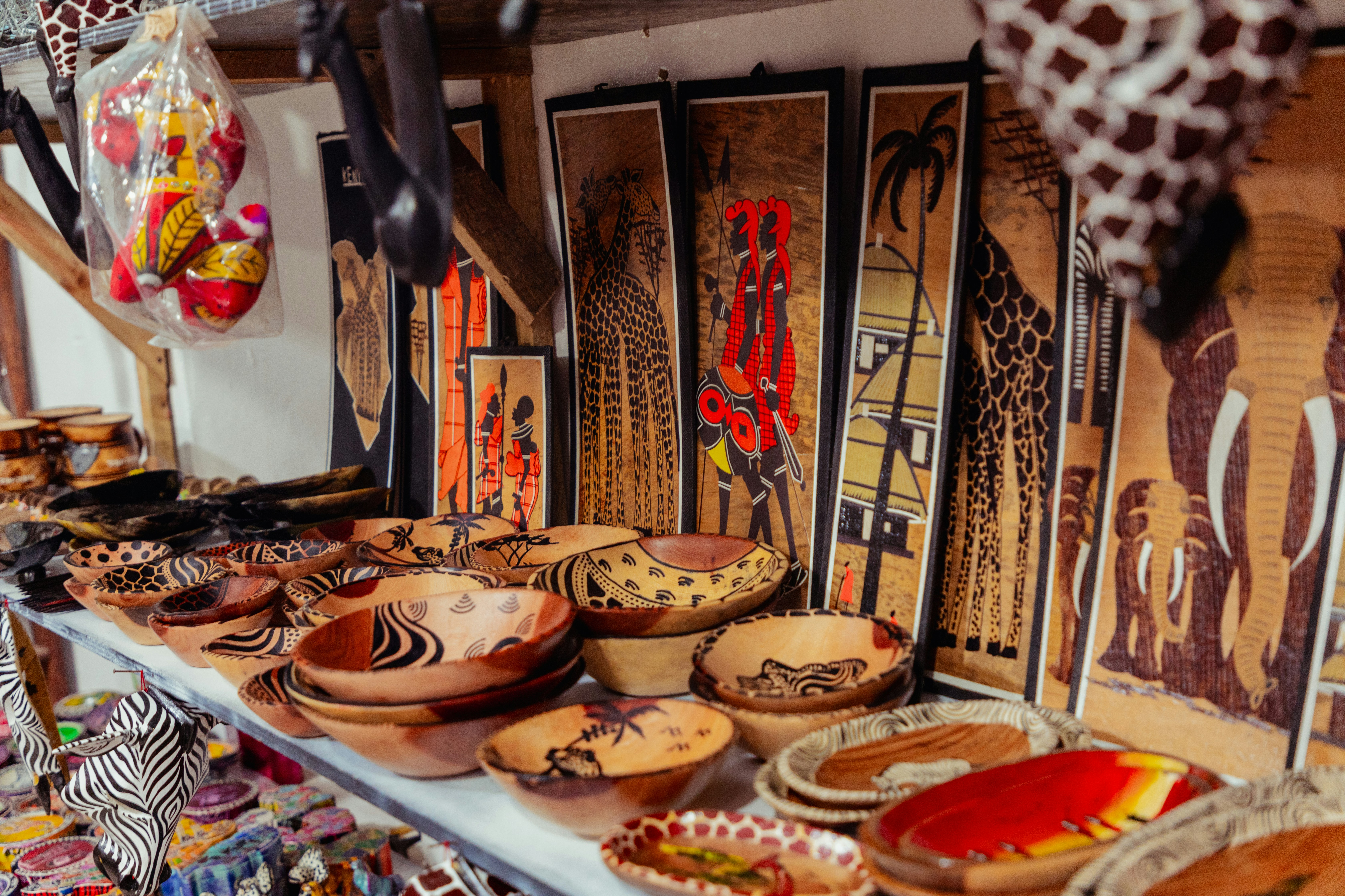 Marché artisanal à Canopy
