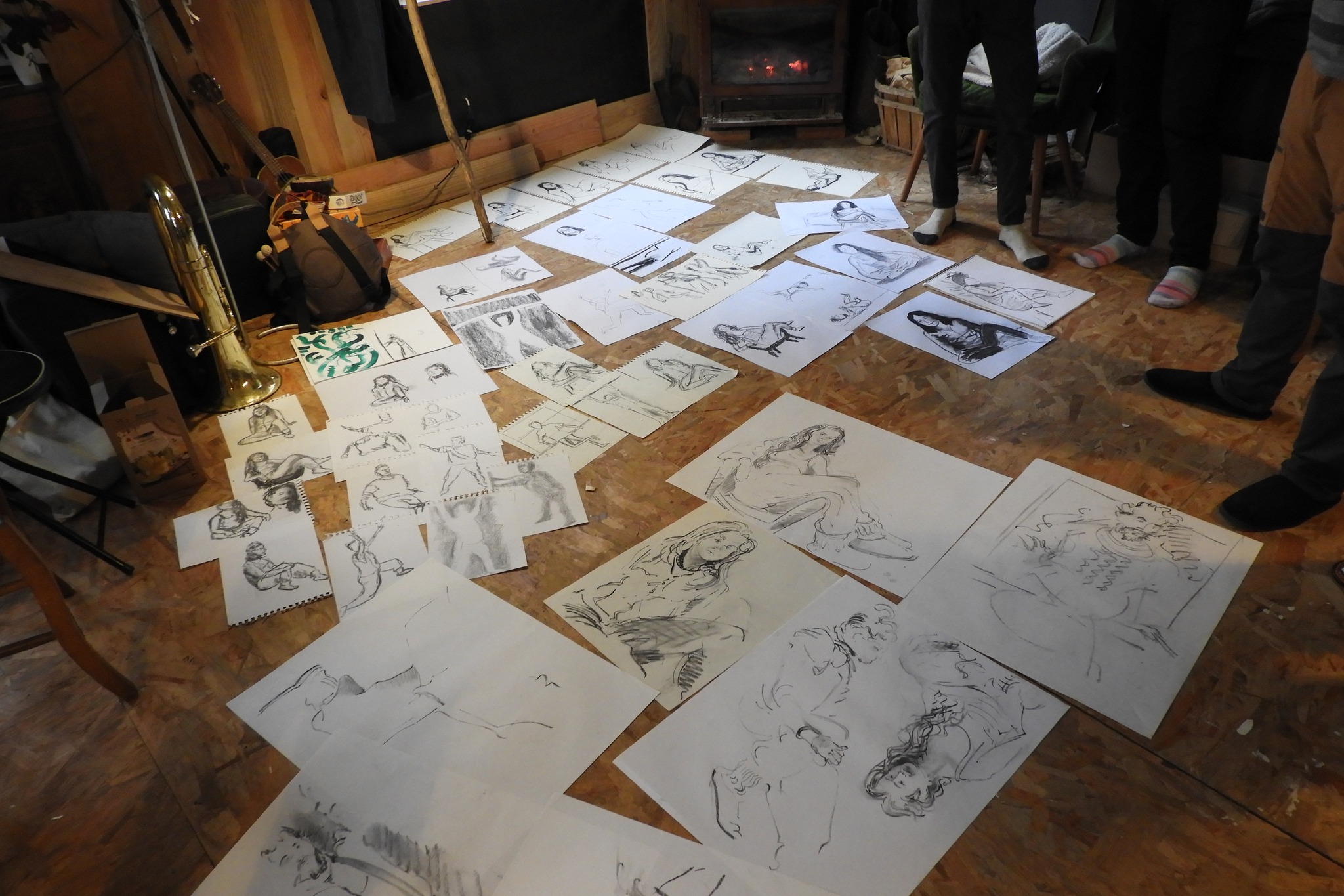 Atelier fabrication de fusain