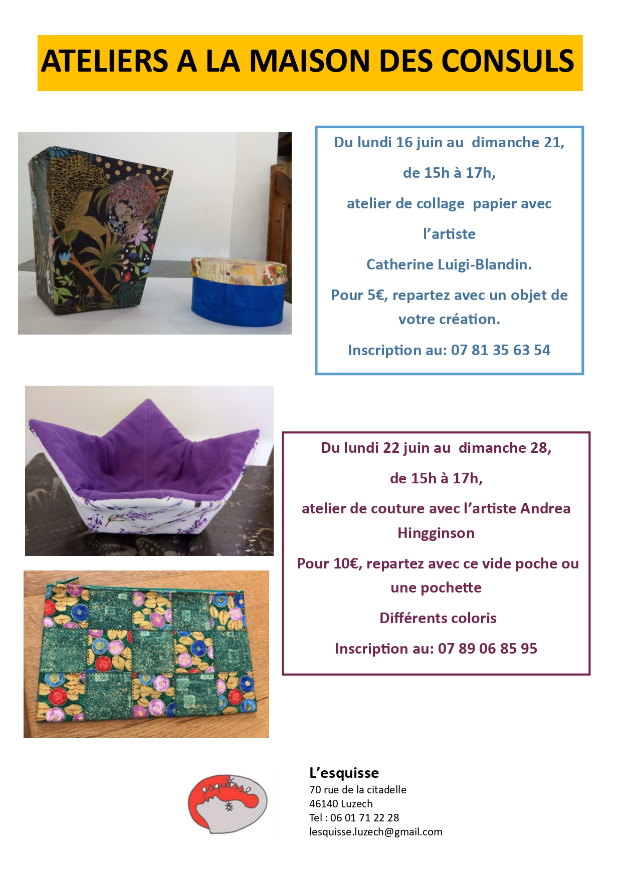 Expositions et ateliers à la maison des consuls, Luzech - photo 8