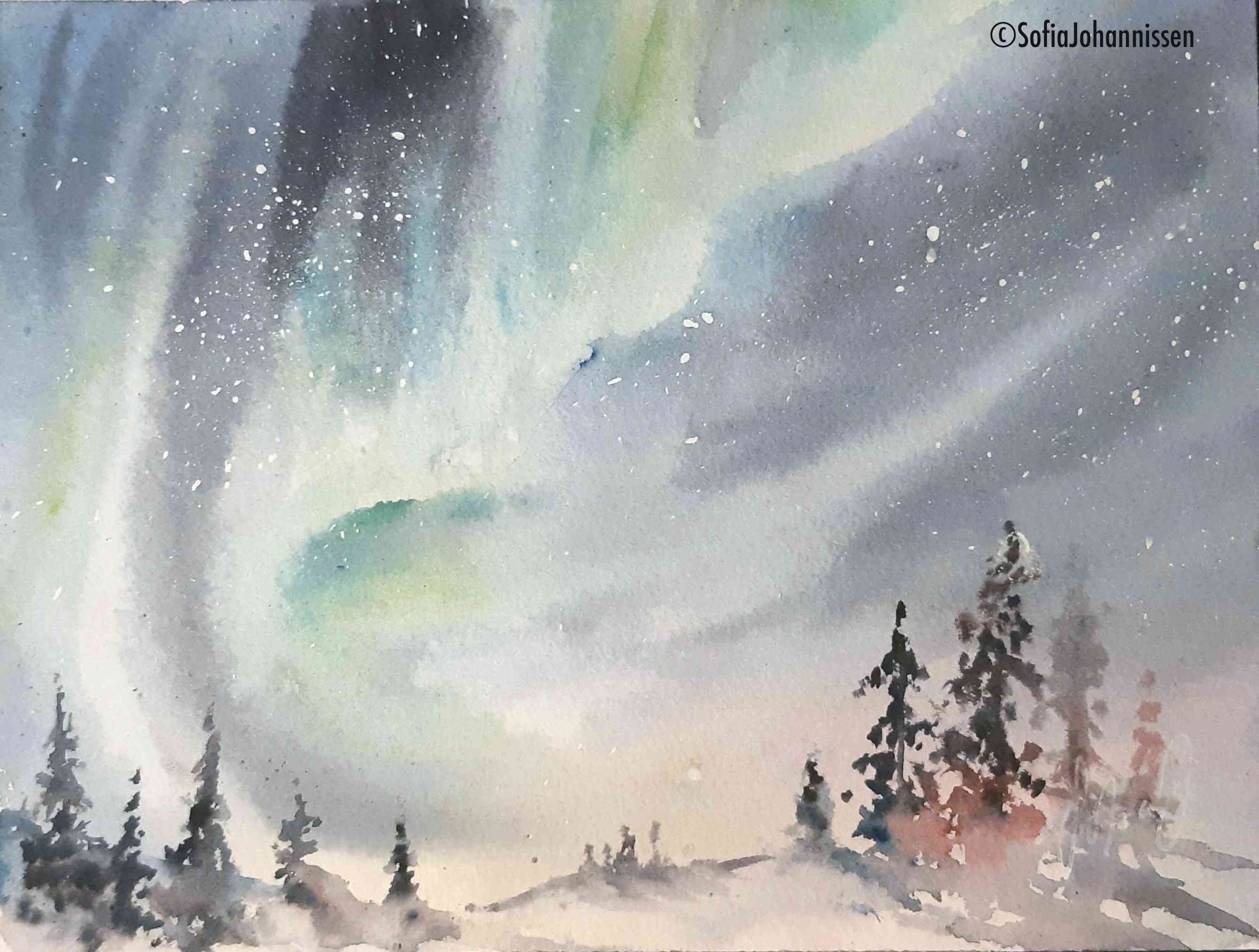 Stages d'Aquarelle Avec Sofia Johannissen