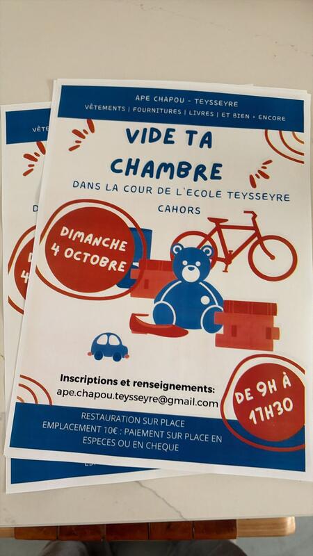 Vide ta chambre - Ecoles Chapou - Teysseyre
