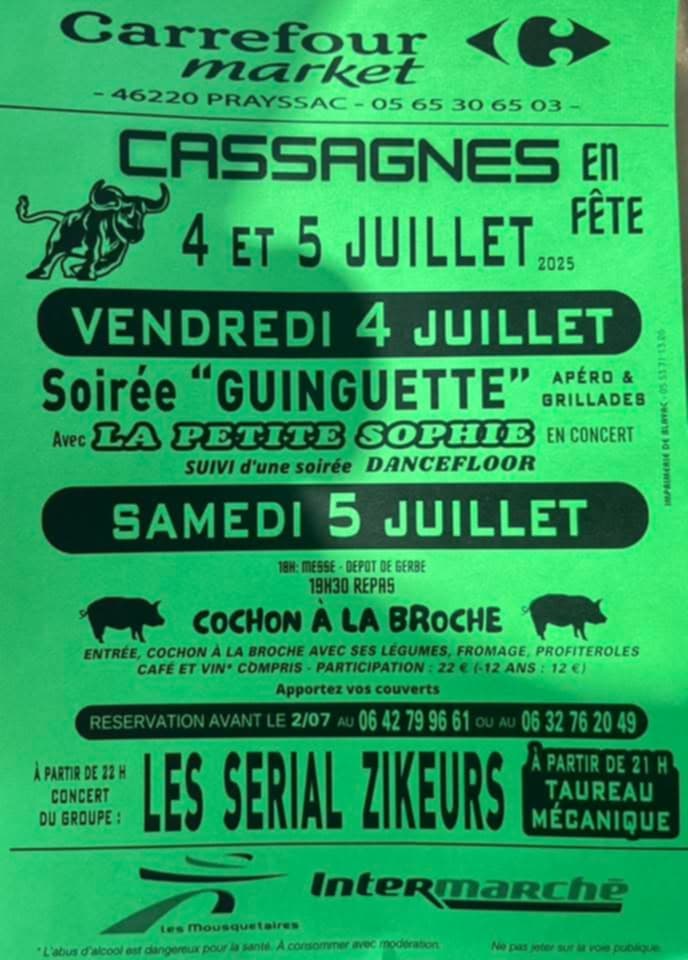Cassagnes en fête