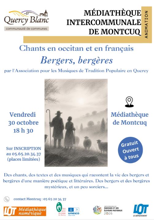 Conférence chantée – "Bergers et bergères"