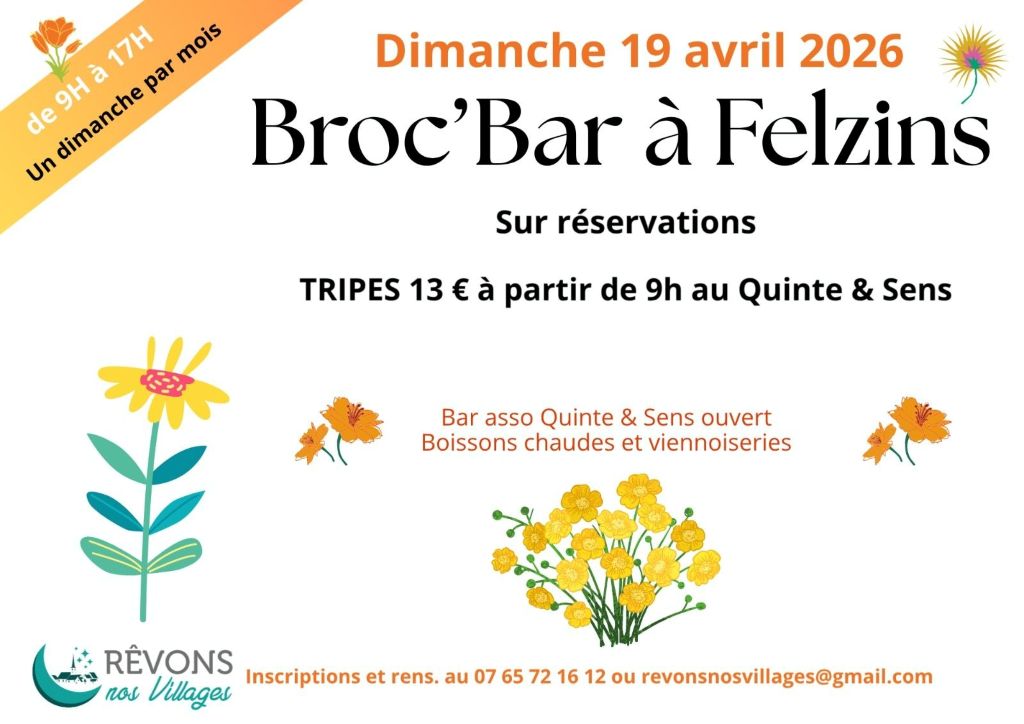 Broc'bar à Felzins — visuel événement