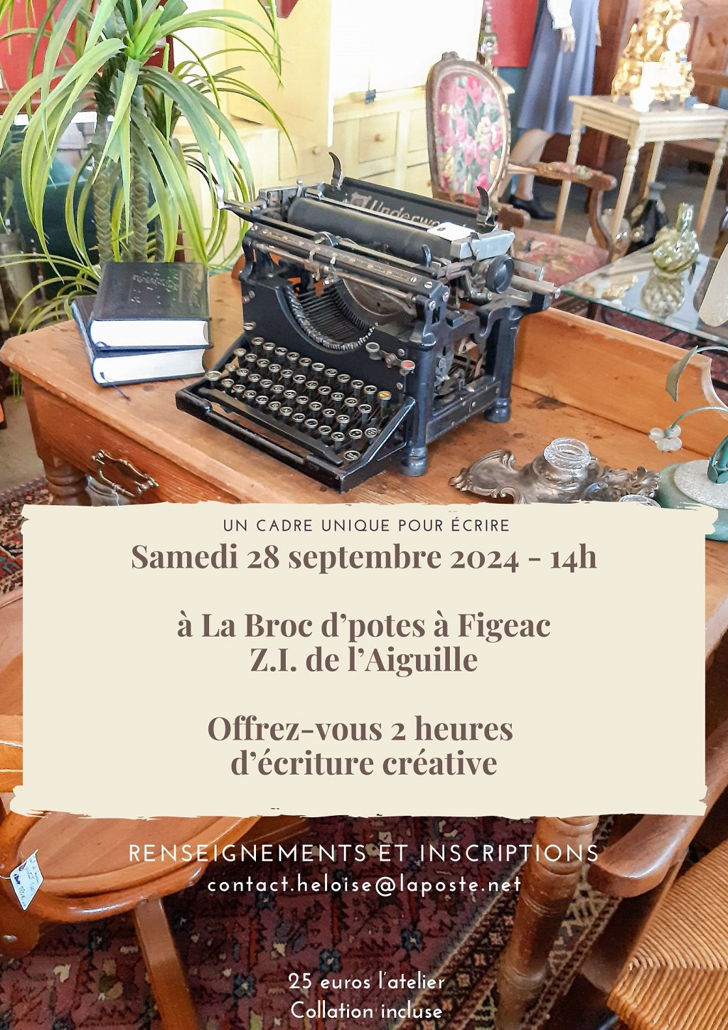 Atelier d'Ecriture à Figeac