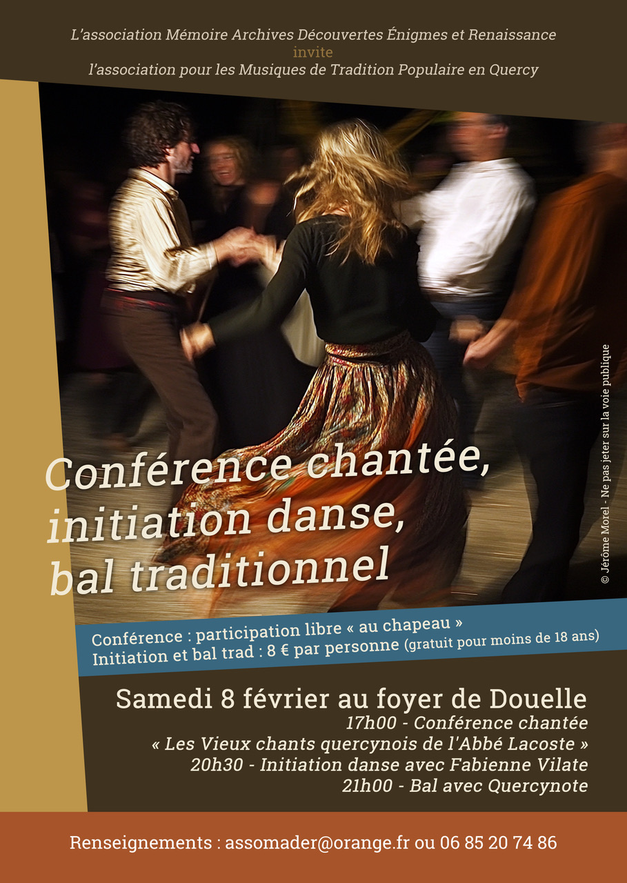 Conférence-chantée, initiation dans et bal traditionnel