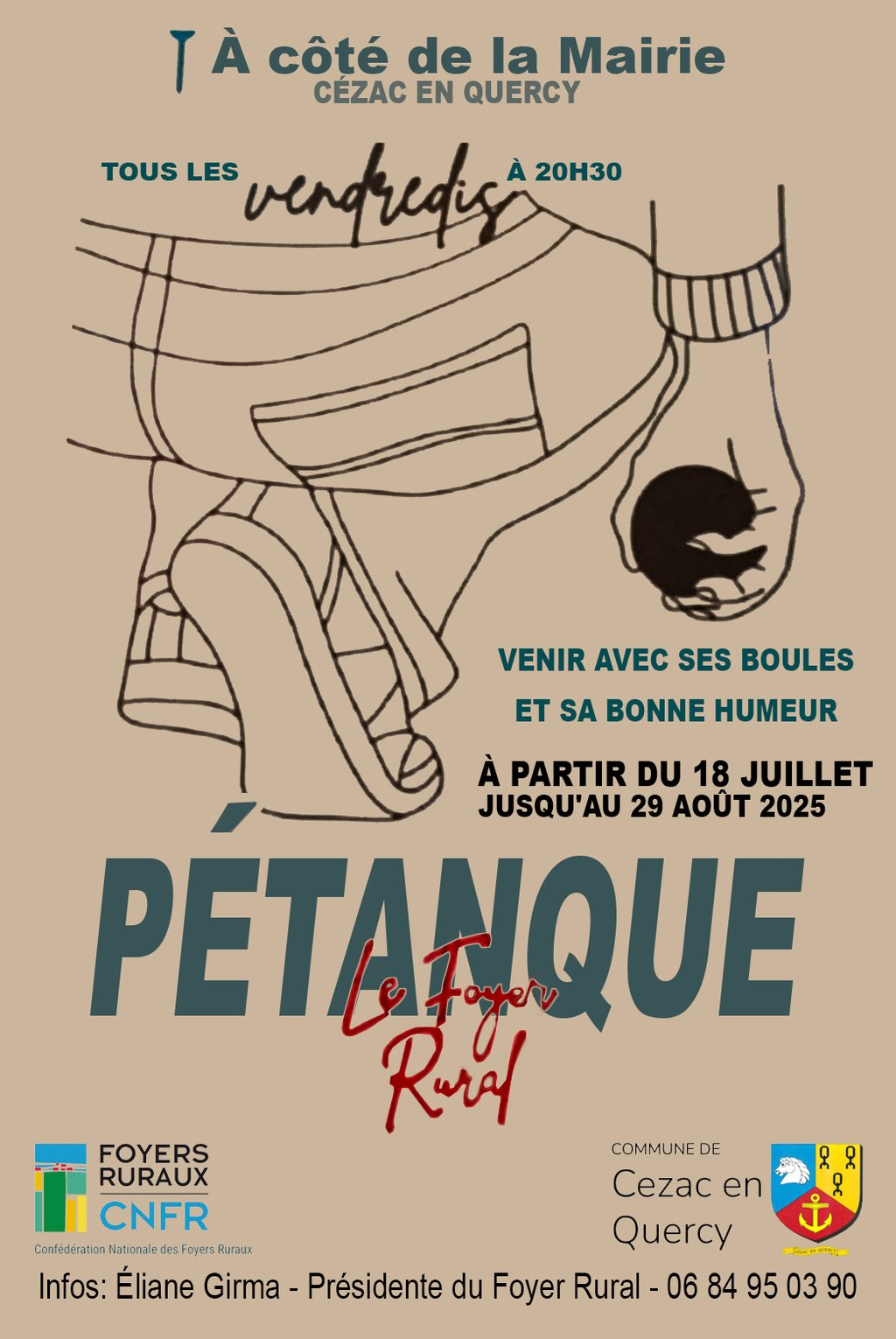 Pétanque tous les vendredis de l'été