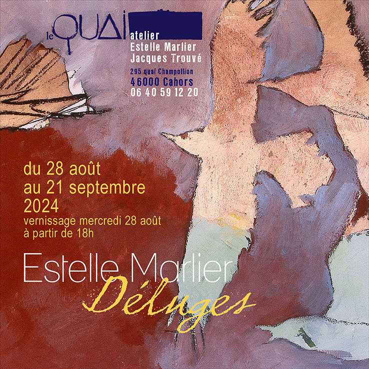 Exposition d'Estelle Marlier à la Galerie Le Quai