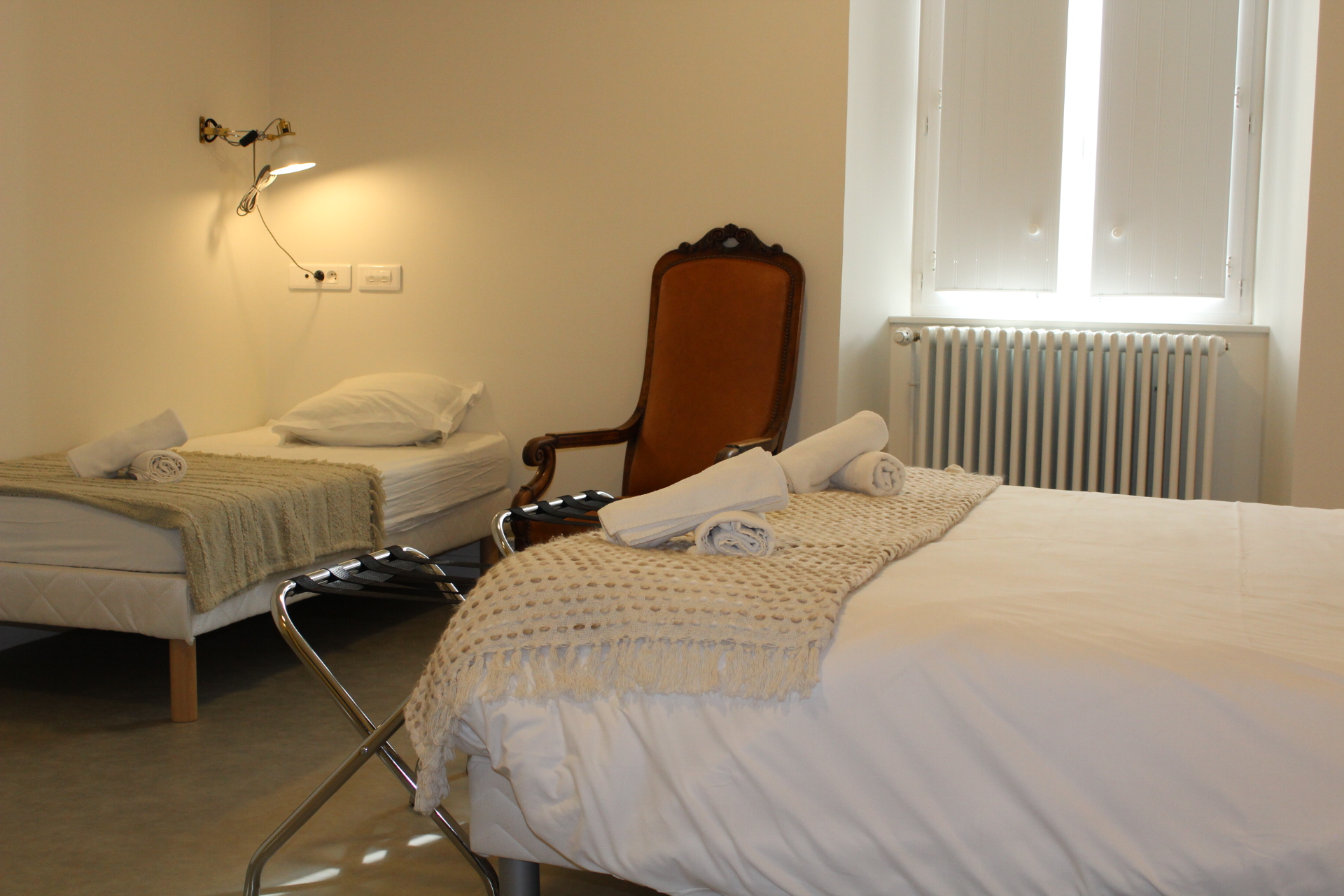 chambre triple lit double et 1 lit simple 