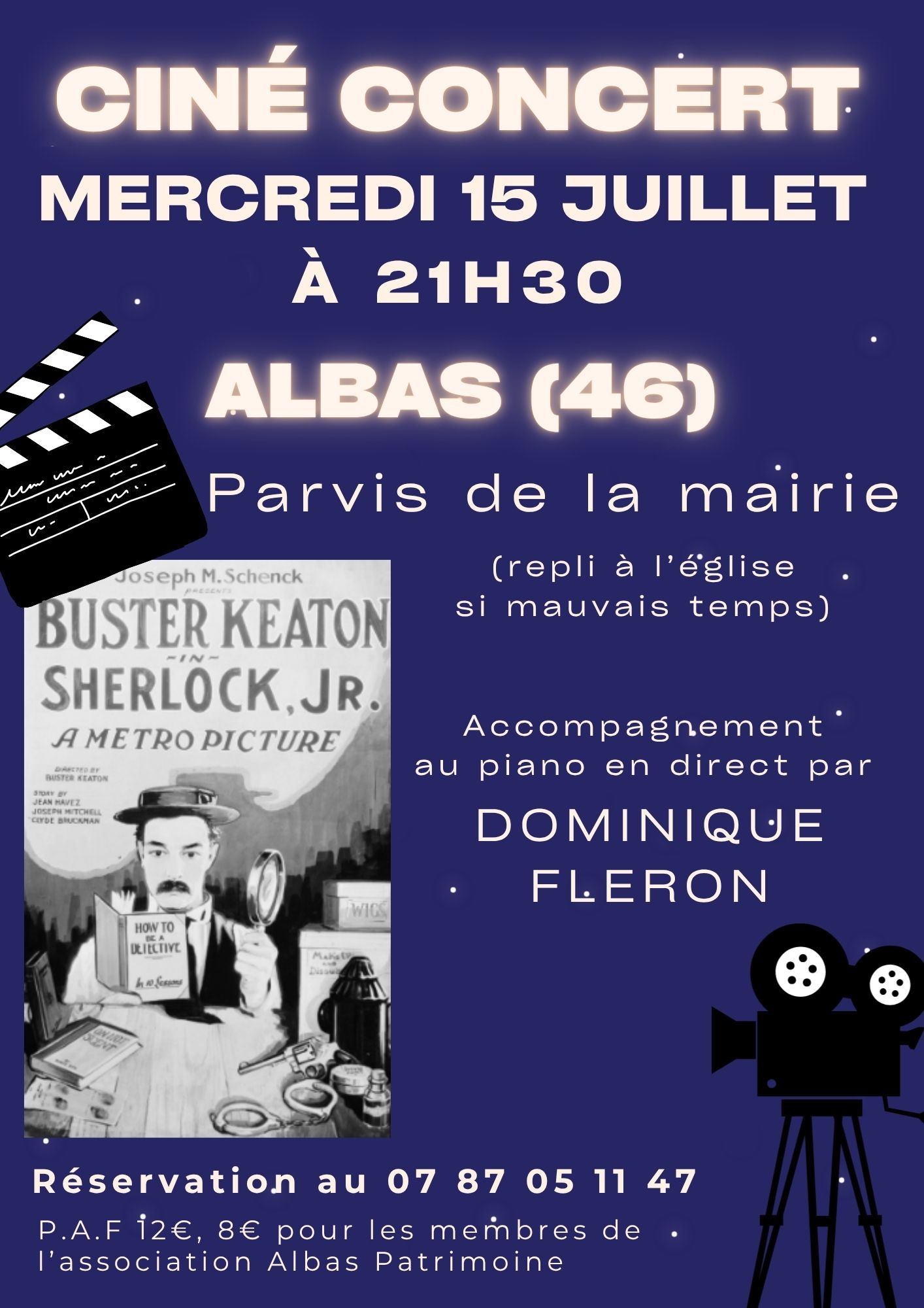Ciné-concert sur le parvis de la Mairie