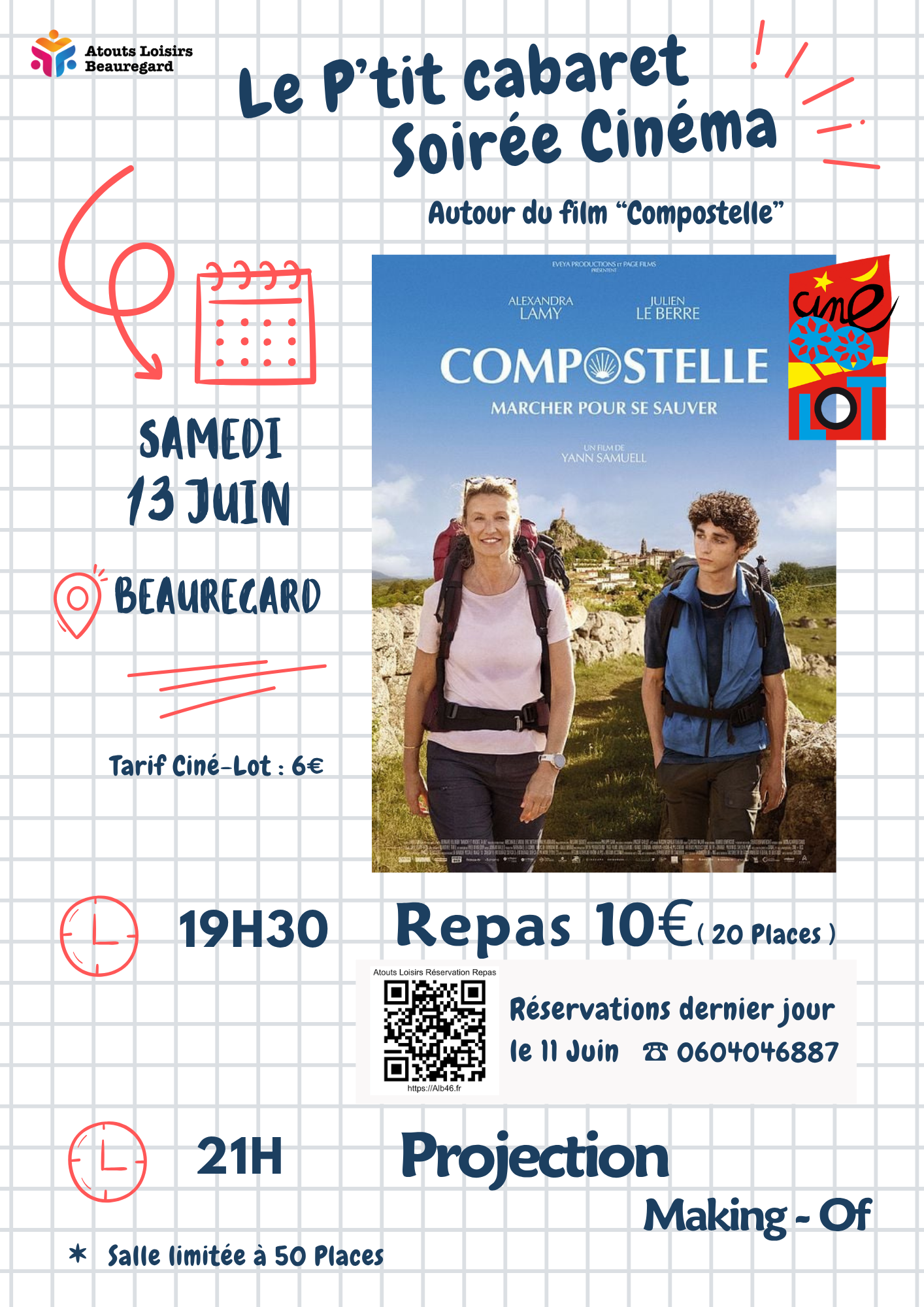 Le Petit Cabaret Soirée cinéma "Compostelle"