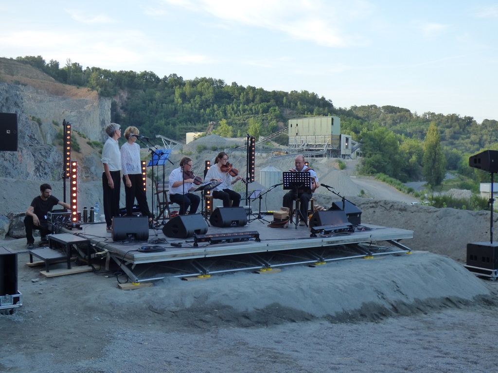 Concert "cuivres" à la carrière de Bagnac-sur-Célé — visuel événement