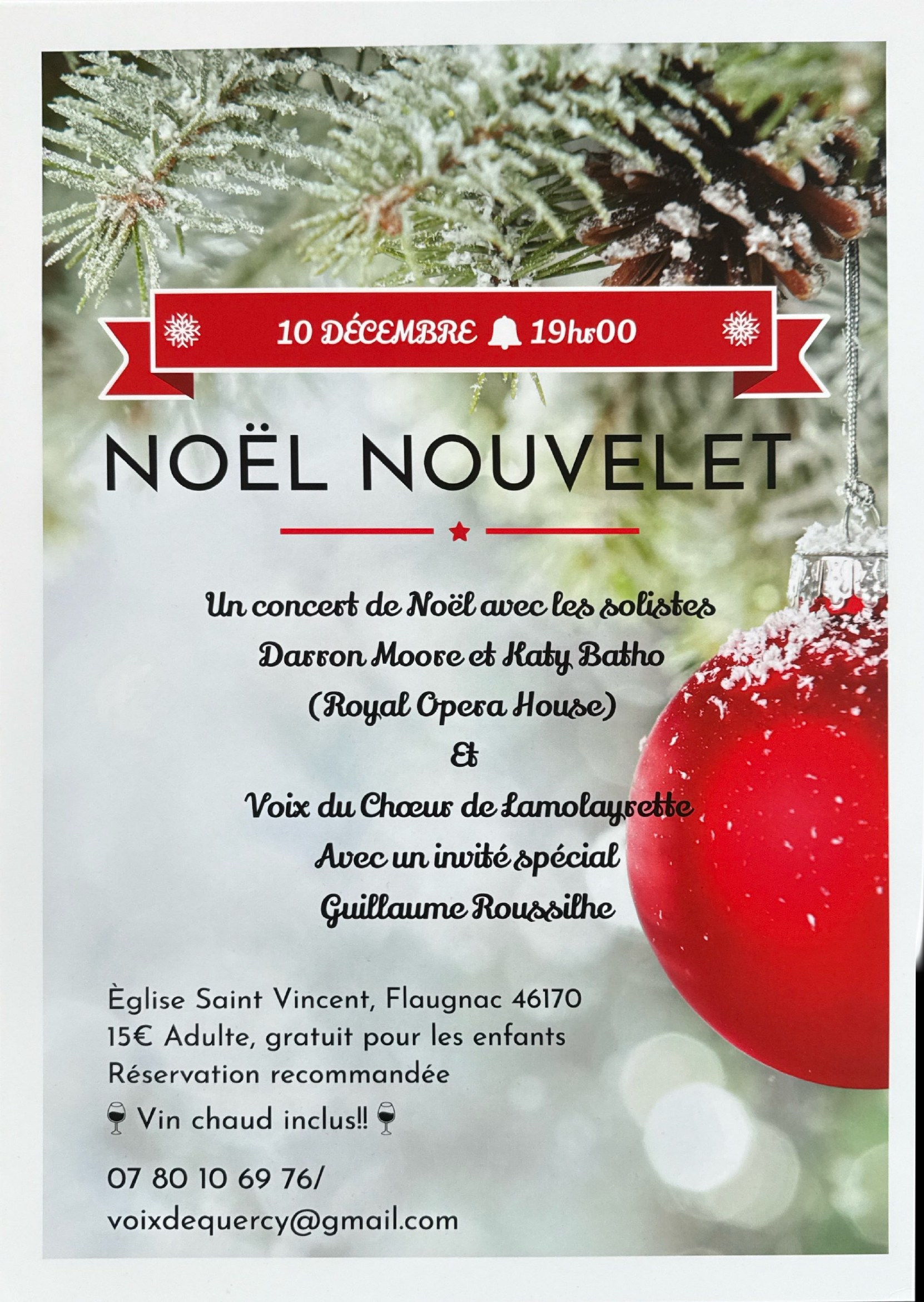 Concert de Noël : Noël Nouvelet