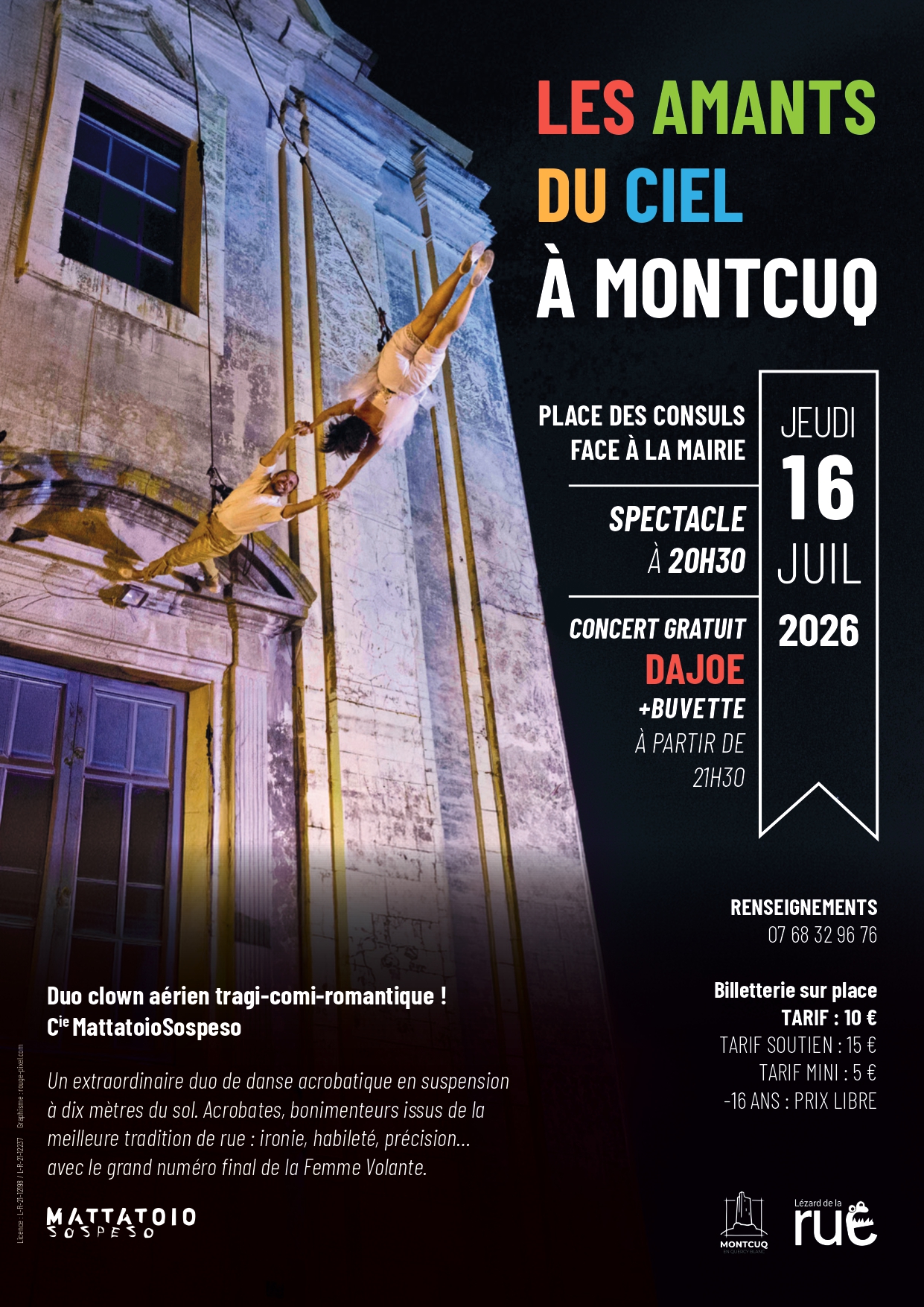 Spectacle "Les Amants du Ciel"