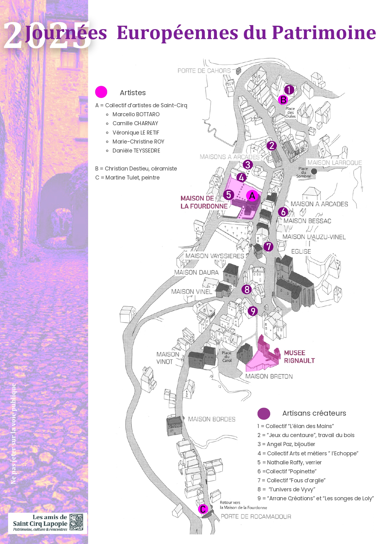 Les Journées du patrimoine à Saint-Cirq-Lapopie