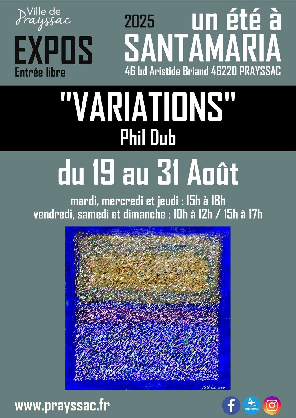 Exposition à Santamaria: "Variations"