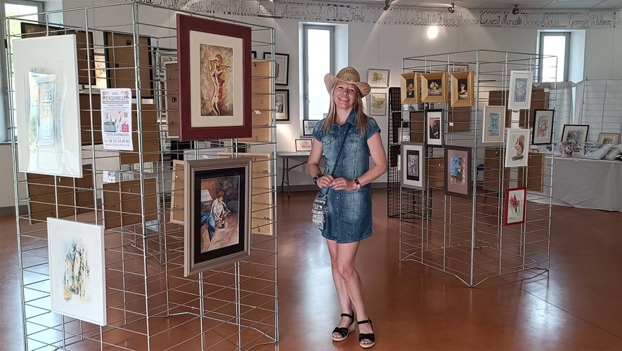 Exposition d'aquarelles de Sofia Johannissen et ses élèves