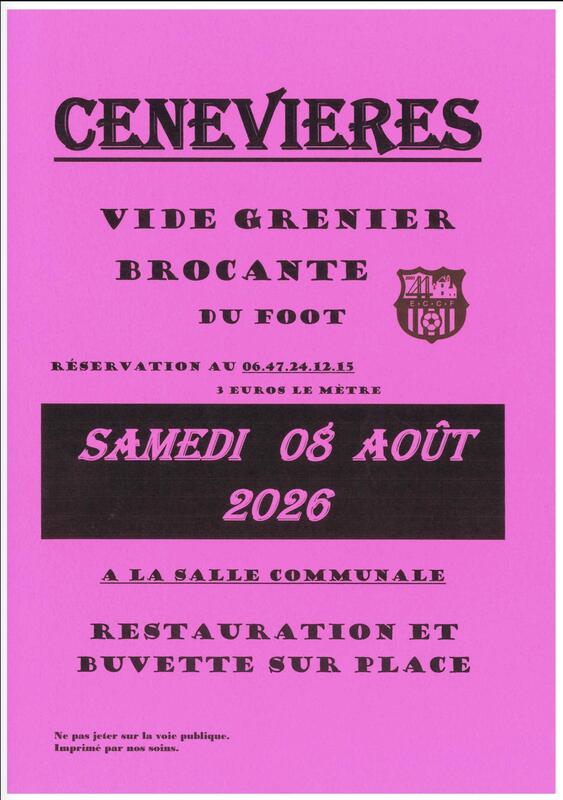 Vide-greniers à Cénevières