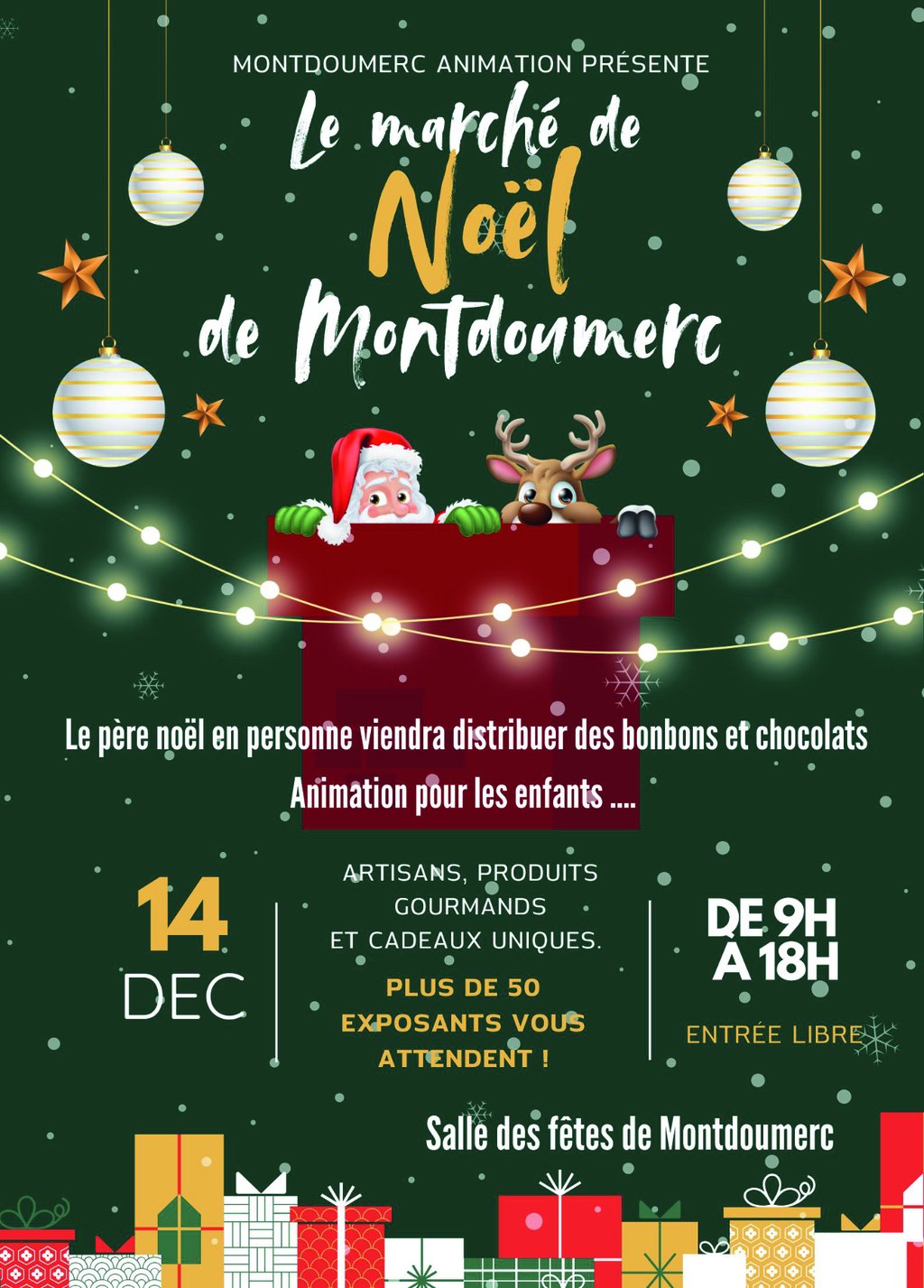 Marché de Noël à Montdoumerc