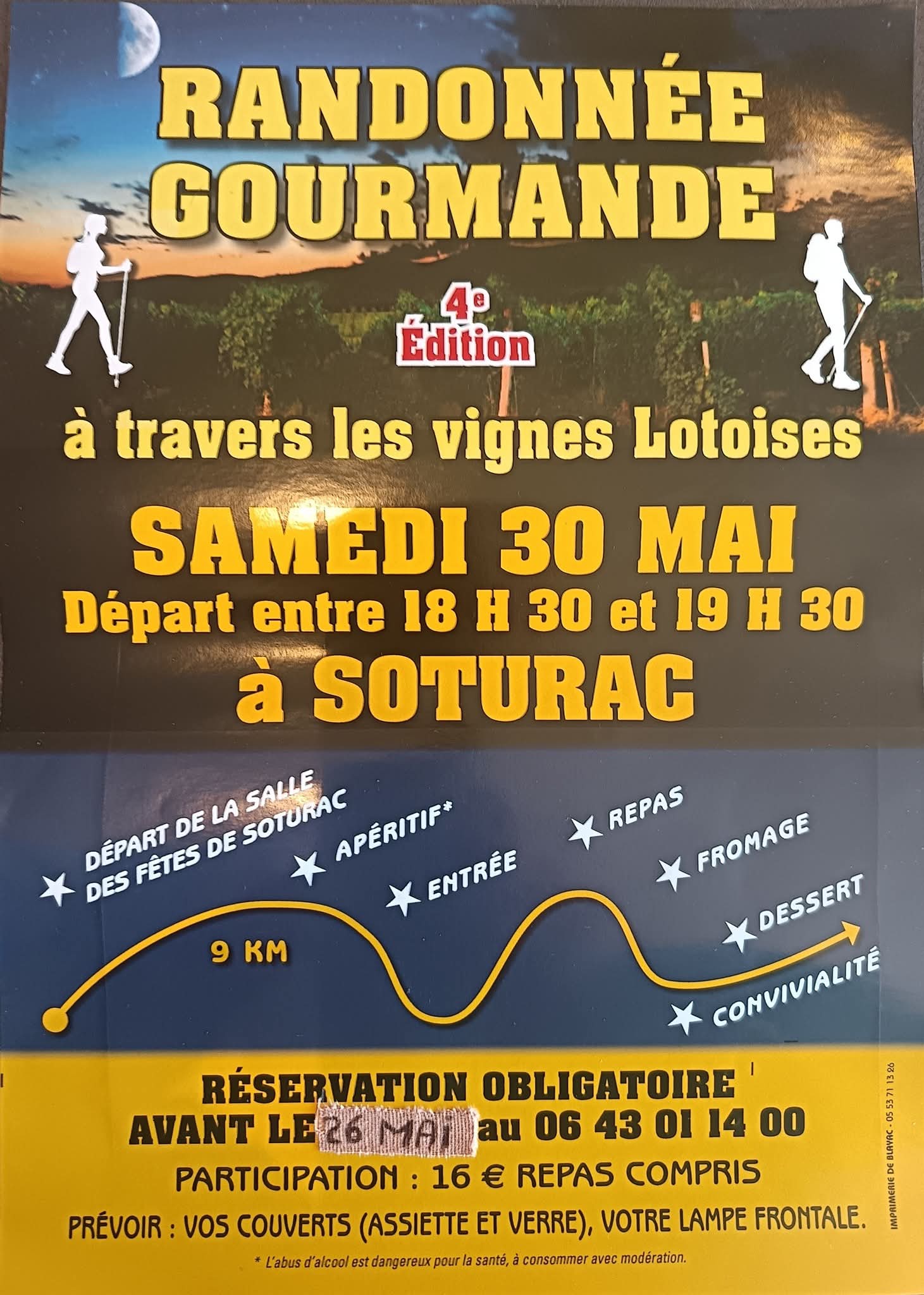 Randonnée gourmande à Soturac — visuel événement