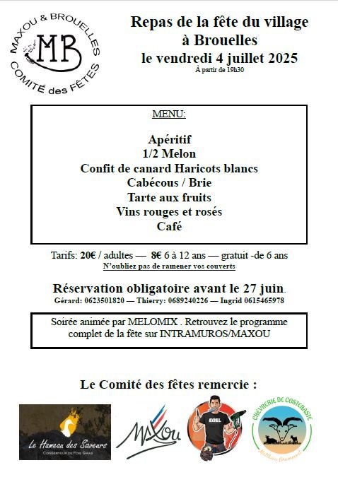 Fête de Brouelle (Maxou), Maxou - photo 2